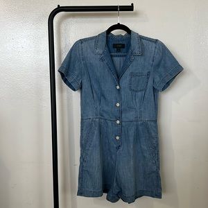 J Crew chambray romper